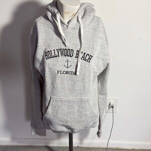Sporto Gray Hoodie with Black Text